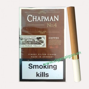 Xì gà Chapman No.4 Coffee mới, Chapman cafe lớn, Chapman cafe điếu lớn