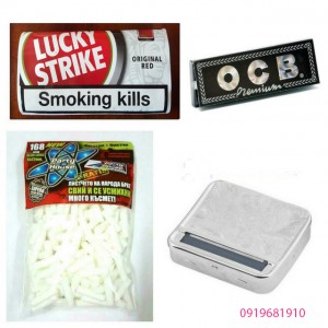 Bộ thuốc lá cuốn tay Lucky Strike
