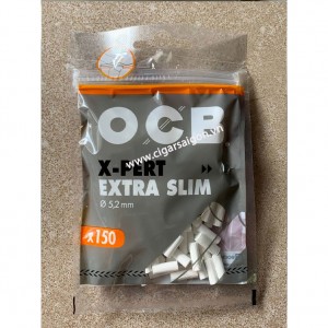 Đầu lọc thuốc lá cuốn OCB X-Pert Extra Slim Filter 150, ocb 150 trắng