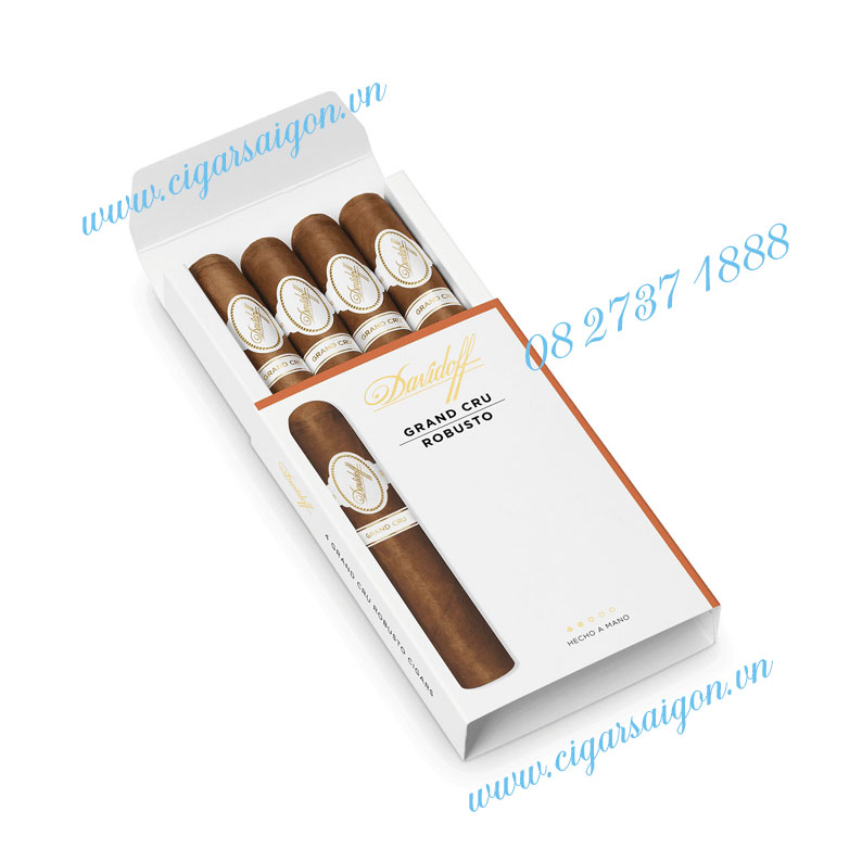 Xì gà Davidoff Grand Cru Robusto PACK 4 Điếu Hộp 20 Điếu Chính Hãng