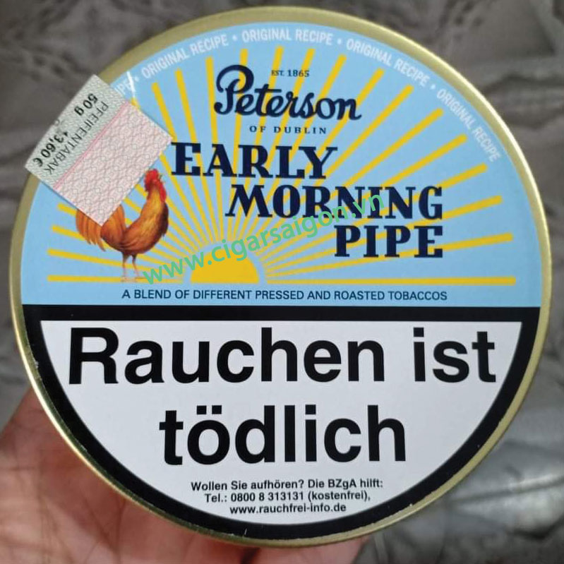 Thuốc hút tẩu Peterson Early Morning hàng nội địa Đức