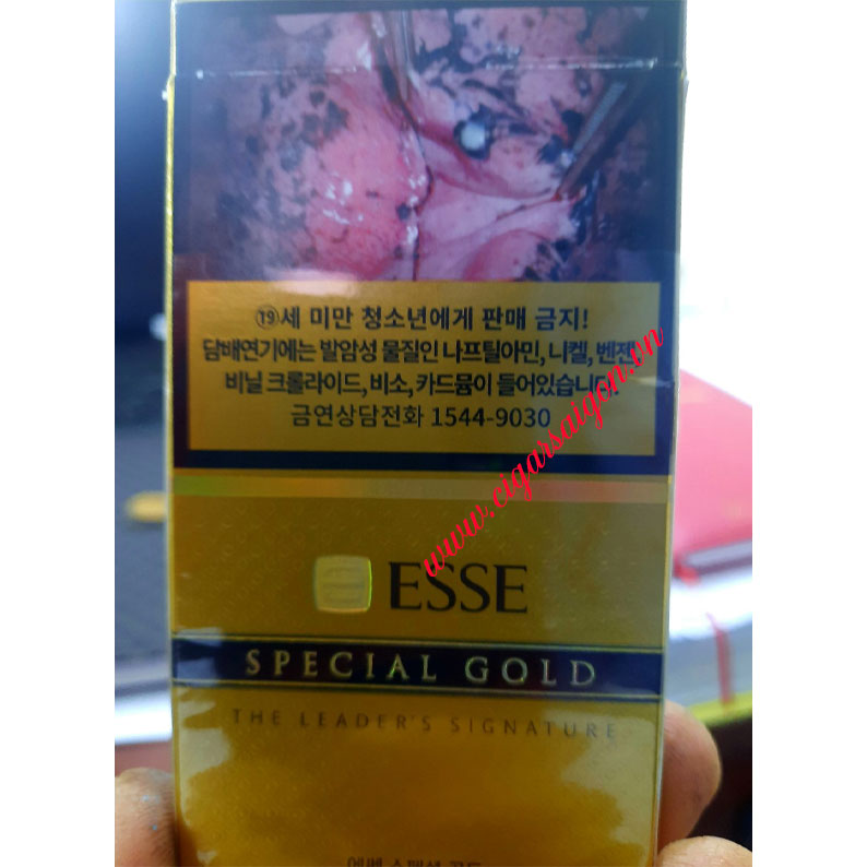 Thuốc lá ESSE Special Gold Hàn Quốc, esse vàng nội địa hàn quốc
