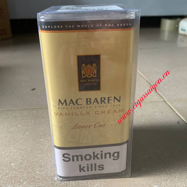 Thuốc hút tẩu Mac Baren Vanilla Cream Loose Cut gói