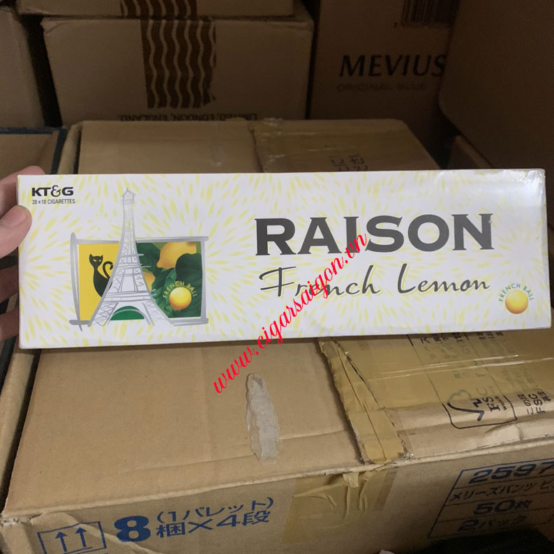 Thuốc lá Raison French lemon, Thuốc lá Raison lemon ( raison chanh)