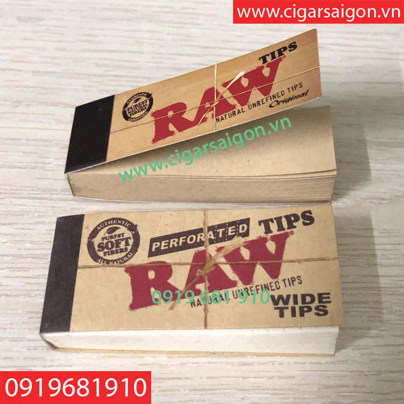 Giấy cuốn đầu lọc thuốc lá Raw Original Tips