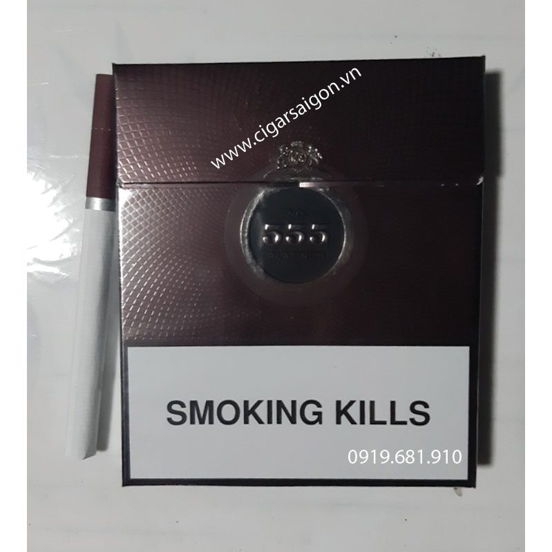 Thuốc Lá 555 Platinum Nâu (Singapore), Thuốc lá 3 số, thuốc lá ba số