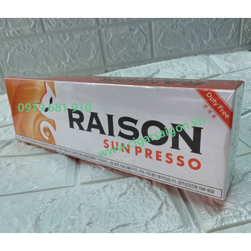 Thuốc lá Raison Sun Presso